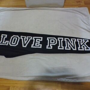 "PINK" Black High Waist Leggings